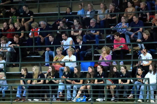 09.10.2026, GER, DEU, Deutschland Wasserball Frauen ,Wasserbal Champion League Qualifikation, Saison 2026, Berlin, Spandau 04 vs. UVSE Zuschauer, Besucher, Fans nordphoto GmbH Engler Berlin Schwimmhalle-Schoeneberg Berlin Deutschland Copyright: xNordphotox xEnglerx