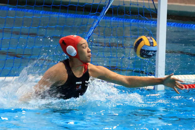 09.10.2026, GER, DEU, Deutschland Wasserball Frauen ,Wasserbal Champion League Qualifikation, Saison 2026, Berlin, Spandau 04 vs. UVSE Mia Rycraw ( Spandau04 1 ) nordphoto GmbH Engler Berlin Schwimmhalle-Schoeneberg Berlin Deutschland Copyright: xNordphotox xEnglerx