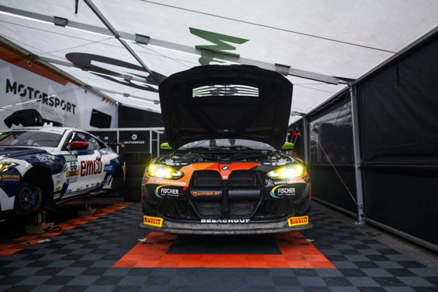 ADAC GT4 Germany, 11. + 12. Rennen Hockenheim 2026 66 BMW M4 GT4 Evo, ME Motorsport: Leon Bauchmüller, Lukas Stiefelhagen, 77 BMW M4 GT4 Evo, ME Motorsport: Linus Hahne, Philip Wiskirchen - picture by Gruppe C Photography Sachsenring Hockenheimring Bayern Germany Copyright: xGruppexCxPhotographyx