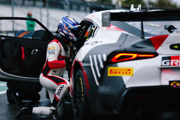 ADAC GT4 Germany, 11. + 12. Rennen Hockenheim 2026 87 Toyota GR Supra GT4 EVO2, CRT Lucas Cartelle, Hudson Schwartz - picture by Gruppe C Photography Sachsenring Germany Copyright: xGruppexCxPhotographyx
