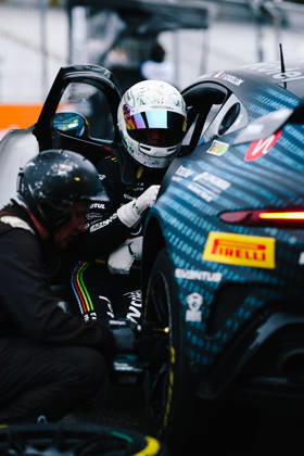 ADAC GT4 Germany, 11. + 12. Rennen Hockenheim 2026 04 Aston Martin Vantage AMR GT4 Evo, EastSide Motorsport: Jan Philipp Springob, Philipp Gogollok - picture by Gruppe C Photography Sachsenring Germany Copyright: xGruppexCxPhotographyx