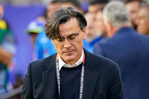 USA: Fußball FIFA World Cup, WM, Weltmeisterschaft, Fussball 2026 Gruppenphase Gruppe D Türkei vs Paraguay Levi™s Stadium (Santa Clara, San Francisco Bay Area, Santa Clara County, Kalifornien): Vincenzo MONTELLA (Turkey Trainer) Mimik, Gesichtsausdruck, Emotion Copyright: xJOERANxSTEINSIEKx