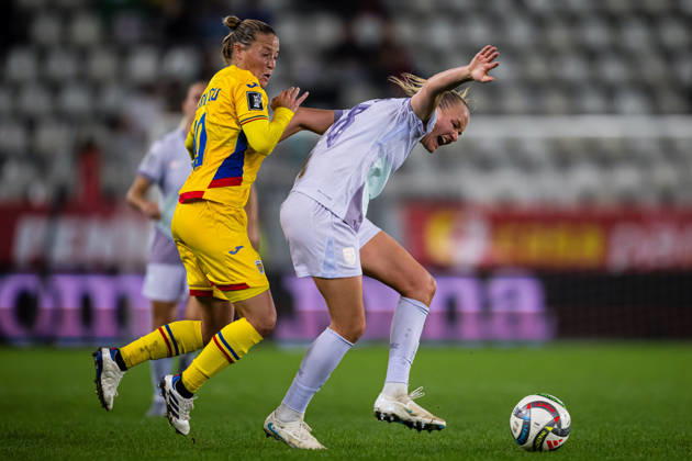 261009 Frida Maanum of Norway during the FIFA Women s World Cup Qualifier football match between Romania and Norway on October 9, 2026 in Bucharest. Photo: Marius Simensen BILDBYRAN COP 238 bbeng dam FIFA World Cup, WM, Weltmeisterschaft, Fussball qualifiers football fotball fotboll landskamp norge norway romania soccer vm kvalik vm-kvalifisering kvinner Copyright: MARIUSxSIMENSEN BB261009BB659