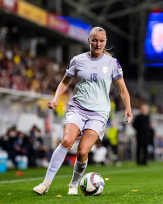 261009 Frida Maanum of Norway during the FIFA Women s World Cup Qualifier football match between Romania and Norway on October 9, 2026 in Bucharest. Photo: Marius Simensen BILDBYRAN COP 238 bbeng dam FIFA World Cup, WM, Weltmeisterschaft, Fussball qualifiers football fotball fotboll landskamp norge norway romania soccer vm kvalik vm-kvalifisering kvinner Copyright: MARIUSxSIMENSEN BB261009BB670