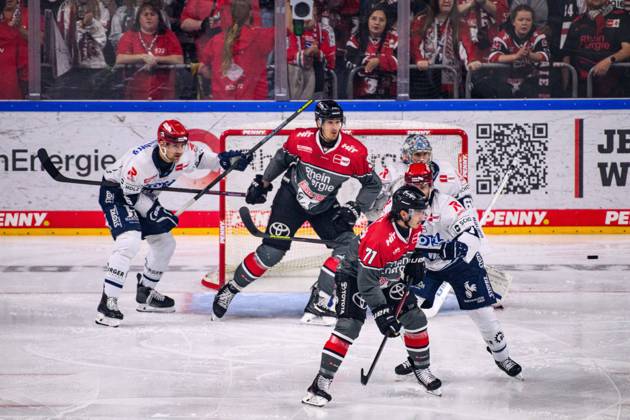 COLOGNE, GERMANY - 9 OCTOBER, 2026: - The PENNY DEL Ice hockey, Eishockey match Koelner Haie vs. Schwenninger Wild Wings at LANXESS arena.  Copyright: xVitaliixKliuievx