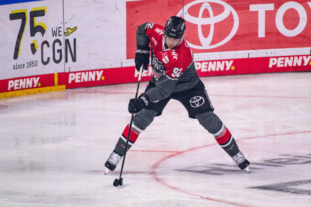COLOGNE, GERMANY - 9 OCTOBER, 2026: Marcel Noebels - The PENNY DEL Ice hockey, Eishockey match Koelner Haie vs. Schwenninger Wild Wings at LANXESS arena.  Copyright: xVitaliixKliuievx