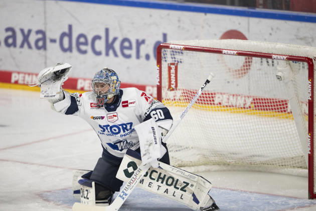 PENNY DEL 1; Kölner Haie - Schwenninger Wild Wings; Köln, 09.10.2026 Joacim Eriksson (Schwenninger Wild Wings, Torwart, 60); PENNY DEL 1; Kölner Haie - Schwenninger Wild Wings am 09.10.2026 in der KA2 in Köln (Deutschland). Copyright: xBEAUTIFULxSPORTS AndreasxDickx