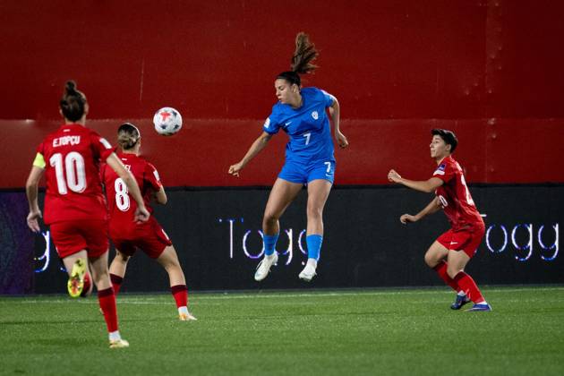 Turkiye v Slovenia - FIFA Women s World Cup 2027 European Qualifiers ISTANBUL, TURKIYE - OCTOBER 09: Nina Kajzba (7) of Slovenia vies with her opponent during the FIFA Women s World Cup 2027 European Qualifiers Play-offs Round 1 First Leg between Turkiye and Slovenia at Pendik Stadium in Istanbul, Turkiye, on October 9, 2026. Didem Mente Anadolu Istanbul Turkey. Editorial use only. Please get in touch for any other usage. Copyright: x2026xAnadoluxDidemxMentex