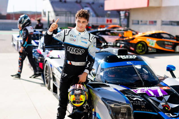 AUTO - ELMS - 4 HOURS OF PORTIMAO 2026 17 LANCHERE Paul (fra), JACOBY Alexander (bra), IGLESIAS Louis (fra), CLX Motorsport, Ligier JS P325 - Toyota, LMP3, pole position during the 4 Hours of Portimao 2026, 6th round of the 2026 European Le Mans Series on the Autodromo Internacional do Algarve from October 8 to 10, 2026 in Portimao, Portugal - Copyright: xJoaoxFilipex