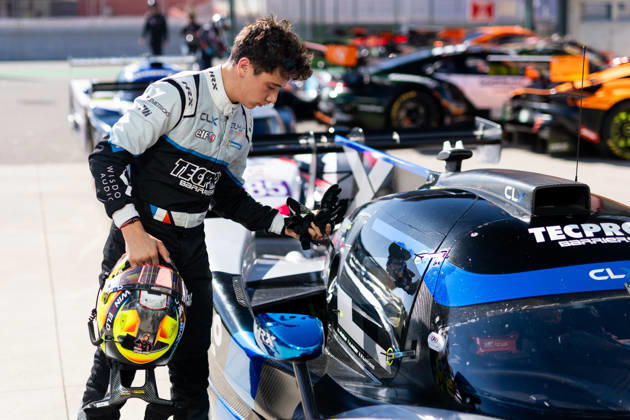 AUTO - ELMS - 4 HOURS OF PORTIMAO 2026 17 LANCHERE Paul (fra), JACOBY Alexander (bra), IGLESIAS Louis (fra), CLX Motorsport, Ligier JS P325 - Toyota, LMP3, pole position during the 4 Hours of Portimao 2026, 6th round of the 2026 European Le Mans Series on the Autodromo Internacional do Algarve from October 8 to 10, 2026 in Portimao, Portugal - Copyright: xJoaoxFilipex