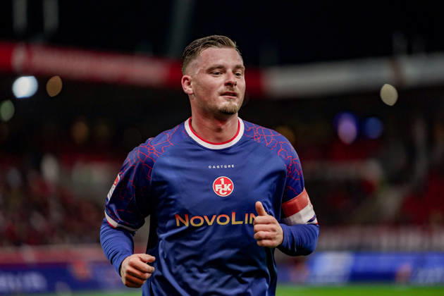 Deutschland: Fussball Saison 2026 2027 , 2. Bundesliga , 7. Spieltag , 1. FC Heidenheim vs. 1. FC Kaiserslautern - Voith-Arena (Heidenheim) : Marlon Ritter (1. FC Kaiserslautern, 7) Mimik, Gesichtsausdruck, Emotion Heidenheim Voith-Arena Deutschland Germany Copyright: xBennetxLongx