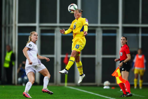 Women s World Cup Qualifier: Romania vs. Norway, Bucharest, October 9, 2026 Mihaela Ciolacu during the World Cup qualifying soccer match between Romania and Norway at Stadionul Arcul de Triumf in Bucharest. Photo: Nikola Krstic, NTB. EDITORIAL USE ONLY. RESTRICTED USE FOR BETTING COMPANIES. Copyright: xNikolaxKrsticx xNTBx