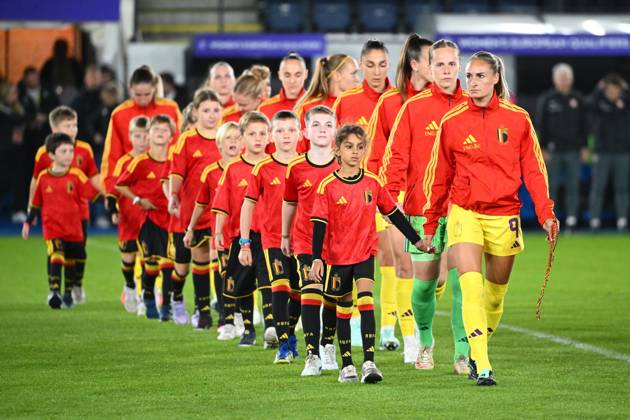 Belgium v Poland - FIFA Women s World Cup 2027 UEFA Qualifiers LEUVEN, BELGIUM - OCTOBER 09 : Wullaert Tessa forward of Belgium during the FIFA Women s World Cup 2027 UEFA European Qualifiers play-offs round 1 path 2 first leg match between Belgium and Poland on October 9, 2026 in Leuven, Belgium, 09 10 2026 Leuven Belgium Copyright: xVincentxKalutx