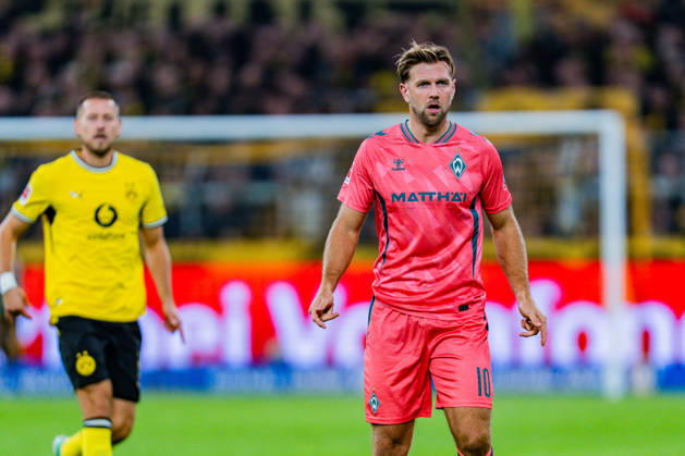 1. Bundesliga, 5. Spieltag, Borussia Dortmund vs. Werder Bremen am 09.10.2026 Niclas Füllkrug Copyright: xBahhoxKarax