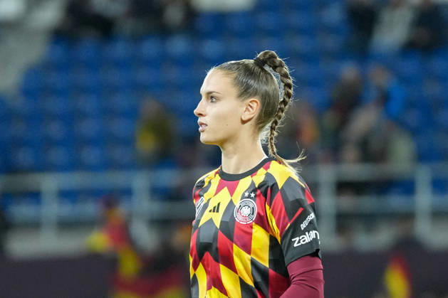 Ena Mahmutovic (Deutschland Frauen-Nationalmannschaft, 01) , Deutschland, Fussball, Länderspiel, Freundschaftsspiel, Testspiel, 2026 2027, Deutschland vs. Australien, 09.10.2026, BBBank Wildpark, Karlsruhe Karlsruhe BBBank Wildpark Baden-Wuerttemberg Deutschland Copyright: xArnexAmbergx