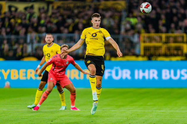 1. Bundesliga, 5. Spieltag, Borussia Dortmund vs. Werder Bremen am 09.10.2026 Nico Schlotterbeck Niclas Füllkrug Copyright: xBahhoxKarax