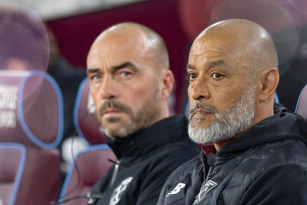 West Ham United v Queens Park Rangers, EFL Sky Bet Championship, EFL, Football, London Stadium, London, UK - 09 Oct 2026 West Ham United Head Coach Nuno Espirito Santo London London Stadium Stratford GBR, UK NEWSPAPERS OUT Copyright: xEllixBirchx