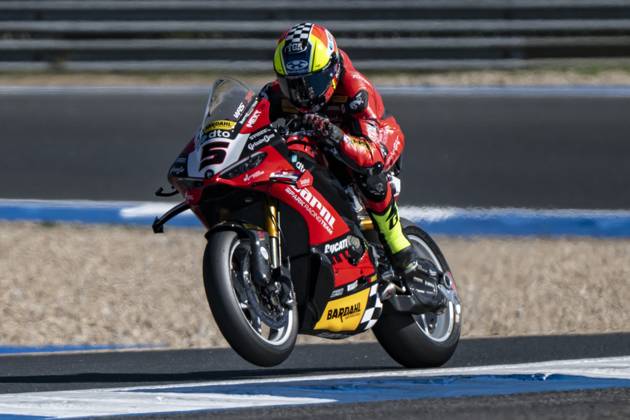 RECORD DATE NOT STATED 11th stage of the Superbike World Championship, WM, Weltmeisterschaft Estoril, 09 10 2026 - Yari Montella(5), Barni Spark Racing rider, during free practice 2, of the 11th round of the SBK world championship, at the Estoril circuit Portugal Lisbon portugal Copyright: xJoaquimxGalantex