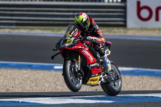 RECORD DATE NOT STATED 11th stage of the Superbike World Championship, WM, Weltmeisterschaft Estoril, 09 10 2026 - Alvaro Bautista (19), Barni Spark Racing rider, during free practice 2, of the 11th round of the SBK world championship, at the Estoril circuit Portugal Lisbon portugal Copyright: xJoaquimxGalantex