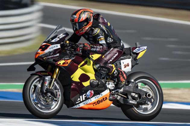 RECORD DATE NOT STATED 11th stage of the Superbike World Championship, WM, Weltmeisterschaft Estoril, 09 10 2026 - Sam Lowes (14), rider for ELF Marc VDS Racing, during free practice 2, of the 11th round of the SBK World Championship, at the Estoril circuit Portugal Lisbon portugal Copyright: xJoaquimxGalantex