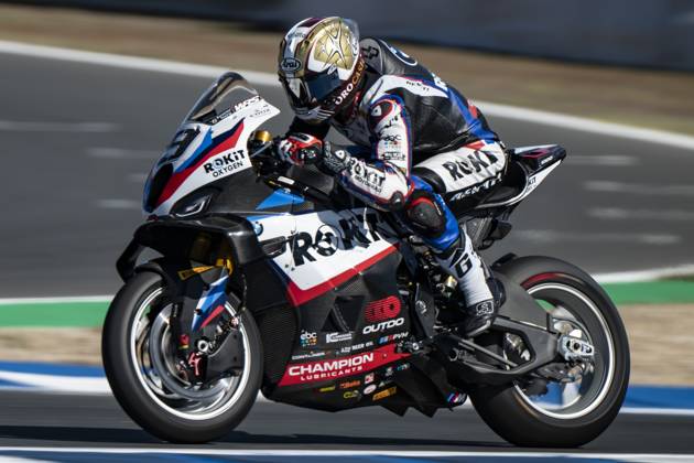 RECORD DATE NOT STATED 11th stage of the Superbike World Championship, WM, Weltmeisterschaft Estoril, 09 10 2026 - Danilo Petrucci (9), Rokit BMW Motorrad WorldSBK rider, during free practice 2, of the 11th round of the SBK World Championship, at the Estoril circuit Portugal Lisbon portugal Copyright: xJoaquimxGalantex