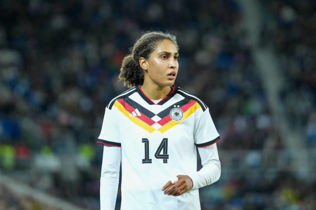 Cora Zicai (Deutschland Frauen-Nationalmannschaft, 14) , Deutschland, Fussball, Länderspiel, Freundschaftsspiel, Testspiel, 2026 2027, Deutschland vs. Australien, 09.10.2026, BBBank Wildpark, Karlsruhe Karlsruhe BBBank Wildpark Baden-Wuerttemberg Deutschland Copyright: xArnexAmbergx