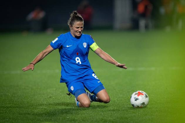 Turkiye v Slovenia - 2027 FIFA Women’s World Cup European Qualifiers ISTANBUL, TURKIYE - OCTOBER 9: Mateja Zver (8) of Slovenia in action during the 2027 FIFA Women’s World Cup European qualifiers play-off first-leg match between Turkiye and Slovenia at Pendik Stadium in Istanbul, Turkiye, on October 9, 2026. Didem Mente Anadolu Istanbul Turkey. Editorial use only. Please get in touch for any other usage. Copyright: x2026xAnadoluxDidemxMentex