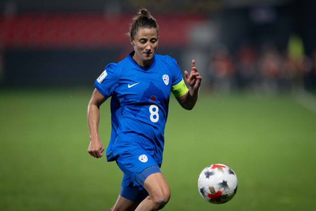 Turkiye v Slovenia - 2027 FIFA Women’s World Cup European Qualifiers ISTANBUL, TURKIYE - OCTOBER 9: Mateja Zver (8) of Slovenia in action during the 2027 FIFA Women’s World Cup European qualifiers play-off first-leg match between Turkiye and Slovenia at Pendik Stadium in Istanbul, Turkiye, on October 9, 2026. Didem Mente Anadolu Istanbul Turkey. Editorial use only. Please get in touch for any other usage. Copyright: x2026xAnadoluxDidemxMentex