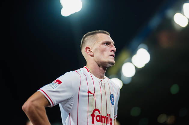 2. Bundesliga: Eintracht Braunschweig vs. Holstein Kiel, 09.10.2026 Ivan Nekić (Holstein Kiel, 13); Fußball, 2. Bundesliga, 7. Spieltag: Eintracht Braunschweig vs. Holstein Kiel am 09.10.2026 im Eintracht-Stadion, Braunschweig DFL REGULATIONS PROHIBIT ANY USE OF PHOTOGRAPHS AS IMAGE SEQUENCES AND OR QUASI-VIDEO. Copyright: xBEAUTIFULxSPORTS Tonhäuserx