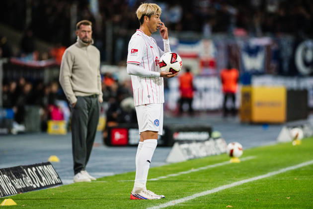 2. Bundesliga: Eintracht Braunschweig vs. Holstein Kiel, 09.10.2026 Hiroki Sekine (Holstein Kiel, 32); Fußball, 2. Bundesliga, 7. Spieltag: Eintracht Braunschweig vs. Holstein Kiel am 09.10.2026 im Eintracht-Stadion, Braunschweig DFL REGULATIONS PROHIBIT ANY USE OF PHOTOGRAPHS AS IMAGE SEQUENCES AND OR QUASI-VIDEO. Copyright: xBEAUTIFULxSPORTS Tonhäuserx