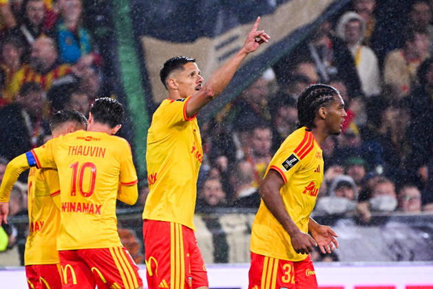 RC Lens v Olympique Lyonnais - Ligue 1 McDonald s 2026 2027 Florian SOTOCA of Lens celebrates his goal during Ligue 1 McDonald s match between Lens and Lyon at Stade Bollaert-Delelis on October 9, 2026 in Lens, France. Lens France  Copyright: xSandraxRuhautx 776573289