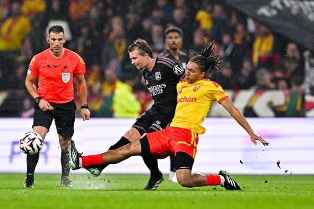 RC Lens v Olympique Lyonnais - Ligue 1 McDonald s 2026 2027 Pavel SULC of Lyon and Ismaelo GANIOU of Lens during Ligue 1 McDonald s match between Lens and Lyon at Stade Bollaert-Delelis on October 9, 2026 in Lens, France. Lens France  Copyright: xBaptistexFernandezx 776573289
