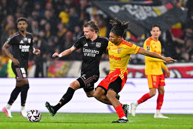 RC Lens v Olympique Lyonnais - Ligue 1 McDonald s 2026 2027 Pavel SULC of Lyon and Ismaelo GANIOU of Lens during Ligue 1 McDonald s match between Lens and Lyon at Stade Bollaert-Delelis on October 9, 2026 in Lens, France. Lens France  Copyright: xBaptistexFernandezx 776573289