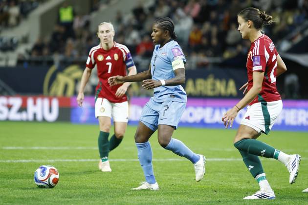 FELCSUT, 09-10-2026 , Pancho Arena, season 2026 2027 , UEFA worldcup qualification football play-offs round 1 , match between Hungary and The Netherlands (women) 1st leg , Pictures shows Netherlands player Lineth Beerensteyn Hungary - Netherlands (women) x208079568x Copyright: