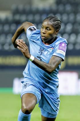 FELCSUT, 09-10-2026 , Pancho Arena, season 2026 2027 , UEFA worldcup qualification football play-offs round 1 , match between Hungary and The Netherlands (women) 1st leg , Pictures shows Netherlands player Lineth Beerensteyn Hungary - Netherlands (women) x208079682x Copyright: