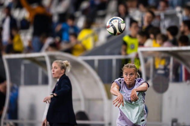 261009 Julie Blakstad of Norway during the FIFA Women s World Cup Qualifier football match between Romania and Norway on October 9, 2026 in Bucharest. Photo: Marius Simensen BILDBYRAN COP 238 bbeng dam FIFA World Cup, WM, Weltmeisterschaft, Fussball qualifiers football fotball fotboll landskamp norge norway romania soccer vm kvalik vm-kvalifisering kvinner Copyright: MARIUSxSIMENSEN BB261009ZH006