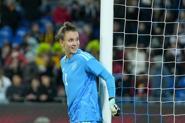 Ena Mahmutovic (Deutschland Frauen-Nationalmannschaft, 01) , Deutschland, Fussball, Länderspiel, Freundschaftsspiel, Testspiel, 2026 2027, Deutschland vs. Australien, 09.10.2026, BBBank Wildpark, Karlsruhe Karlsruhe BBBank Wildpark Baden-Wuerttemberg Deutschland Copyright: xArnexAmbergx