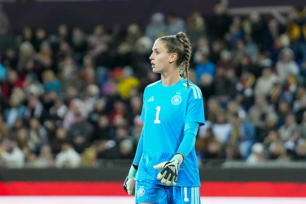 Ena Mahmutovic (Deutschland Frauen-Nationalmannschaft, 01) , Deutschland, Fussball, Länderspiel, Freundschaftsspiel, Testspiel, 2026 2027, Deutschland vs. Australien, 09.10.2026, BBBank Wildpark, Karlsruhe Karlsruhe BBBank Wildpark Baden-Wuerttemberg Deutschland Copyright: xArnexAmbergx