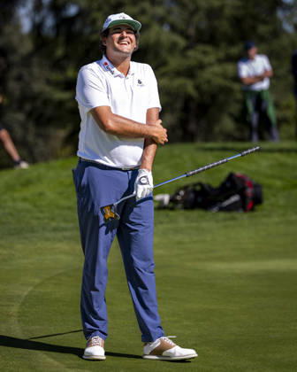 Open de Espana presented by Madrid - Day Two MADRID, SPAIN - OCTOBER 9: Eugenio Chacarra of Spain smiles on day two of the Open de Espana presented by Madrid at Club de Campo Villa de Madrid on October 9, 2026 in Madrid, Spain. Madrid Club de Campo Villa de Madrid Madrid Spain Copyright: xAlbertoxGardinx AGardin_20261009_Golf_Esp_Mad_1188