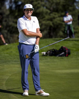 Open de Espana presented by Madrid - Day Two MADRID, SPAIN - OCTOBER 9: Eugenio Chacarra of Spain smiles on day two of the Open de Espana presented by Madrid at Club de Campo Villa de Madrid on October 9, 2026 in Madrid, Spain. Madrid Club de Campo Villa de Madrid Madrid Spain Copyright: xAlbertoxGardinx AGardin_20261009_Golf_Esp_Mad_1189