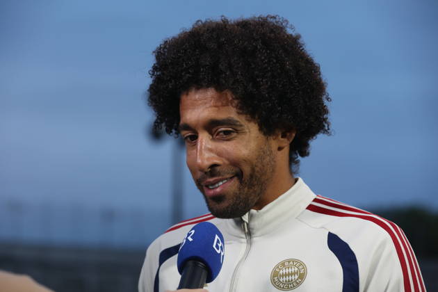 Fussball, Herren, Regionalliga Bayern, Saison 2026 2027, FC Bayern München II - SpVgg Unterhaching, Grünwalder Stadion Costa Santos Dante, Trainer (FC Bayern München II) beim Interview, Kopf, Portrait