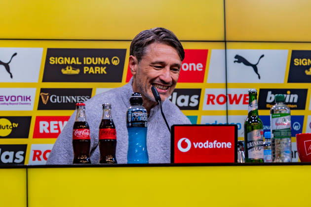 1. Bundesliga, 5. Spieltag, Borussia Dortmund vs. Werder Bremen am 09.10.2026 Pressekonferenz nach dem Spiel mit Niko Kovac Daniel Thioune Copyright: xBahhoxKarax