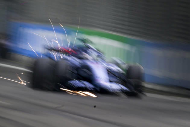 October 9, 2026, Singapore, Tamilnadu, Singapore: George Russell of Mercedes drives during SQ1, Friday, 9 October , Singapore Grand Prix 2026, Marina Bay Street Circuit, Singapore 2026. Formula 1: Singapore Grand Prix 2026 - ZUMAc251 20261009_znp_c251_029 Copyright: xVikramxChandrasekarx