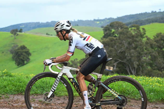 2026 UCI Gravel World Championships Picture by Zac Williams SWpix.com - 10 10 2026 - Cycling - 2026 UCI Gravel World Championships - Nannup, Western Australia, Australia - Women™s Elite - Carolin Schiff (Germany) Copyright: x xSWpix.comx(t axPhotographyxHubxLtd)xZacxWilliams SWpix.comx SWP-3030-24055