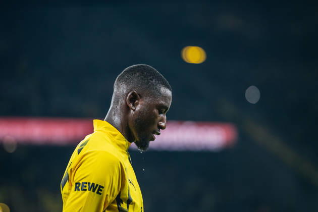 Borussia Dortmund v SV Werder Bremen - Bundesliga 2026 27 Serhou Guirassy of Borussia Dortmund warms up prior to the Bundesliga match between Borussia Dortmund and SV Werder Bremen at Signal Iduna Park in Dortmund, Germany, on October 9, 2026. Dortmund Germany Copyright: xHeshamxElsherifx originalFilename:elsherif-notitle261009_npGle