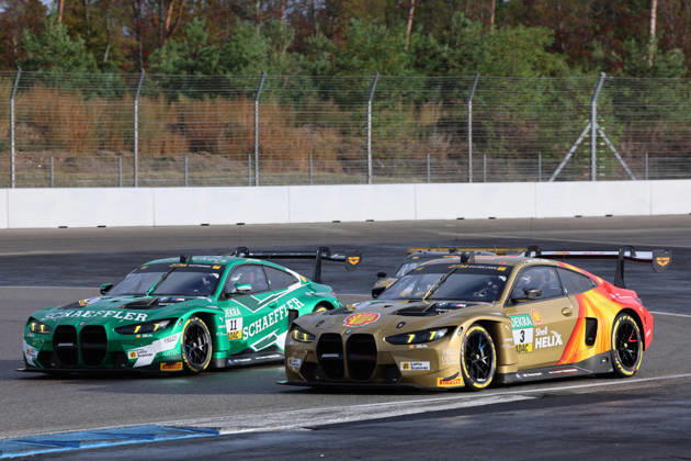 Hockenheim, Deutschland 09.- 11. Oktober 2026: DTM - 2026 - Saisonfinale - Hockenheimring - Samstag Qualifikation Im Bild: von rechts; Kelvin van der Linde (RSA 3) neben Marco Wittmann (GER 11) im BMW Team Schubert Motorsport Hockenheimring Baden Württemberg Copyright: xFotostandx xFWMEDIAx