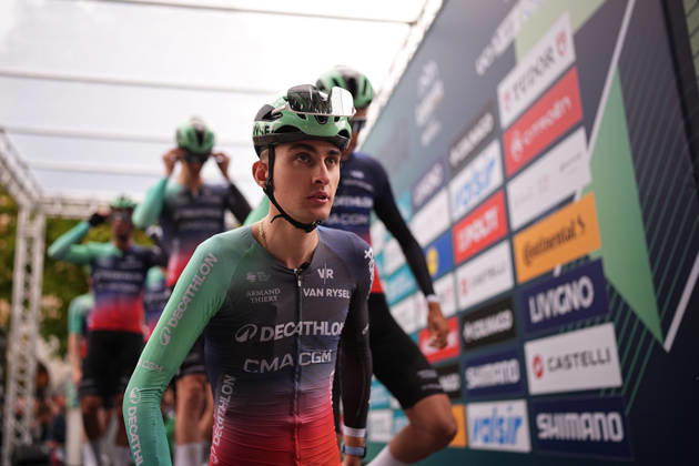 France s Paul Seixas of Decathlon CMA CGM Team during the 120th edition of the Il Lombardia, Tour of Lombardy cycling race, a 239 km one day race from Bergamo to Como on October 10, 2026, Italy. Copyright: xMarcoxAlpozzi xLaPressex