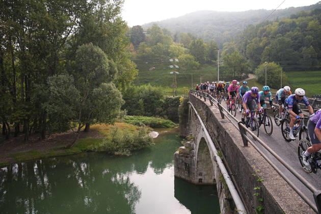 The race during the 120th edition of the Il Lombardia, Tour of Lombardy cycling race, a 239 km one day race from Bergamo to Como on October 10, 2026, Italy.  Copyright: xMarcoxAlpozzi LaPressex