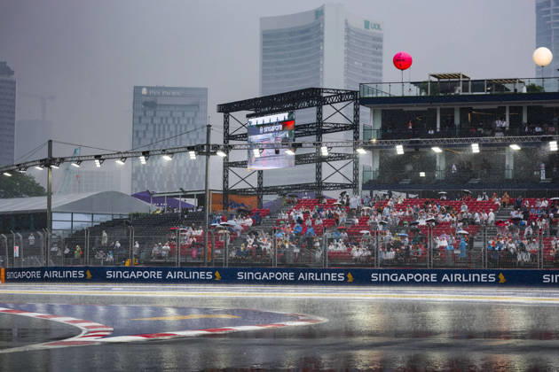 F1 - SINGAPORE GRAND PRIX 2026 Track illustration, rain, pluie, during the 2026 Formula 1 Singapore Grand Prix, 17th round of the 2026 Formula One World Championship, WM, Weltmeisterschaft from October 9 to 11, 2026 on the Marina Bay Street Circuit, in Singapore, Singapore - SingaporeSingapore  Copyright: xDPPIx