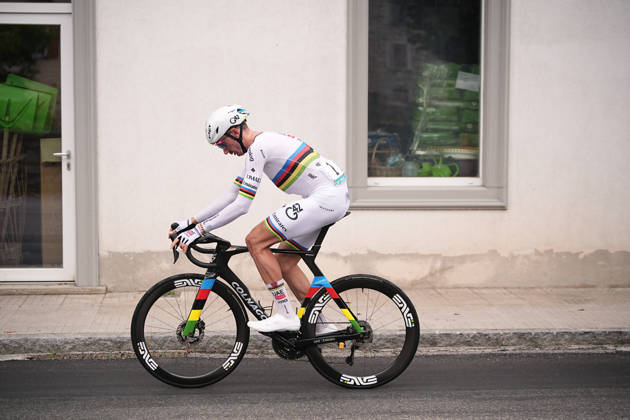 USA s Brandon McNulty of UAE Team Emirates XRG during the 120th edition of the Il Lombardia, Tour of Lombardy cycling race, a 239 km one day race from Bergamo to Como on October 10, 2026, Italy.  Copyright: xMarcoxAlpozzi LaPressex